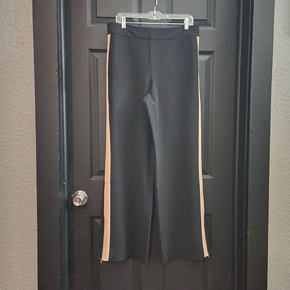 Boden Black Side Stripe Pull-on Trousers - Picture 5 of 16